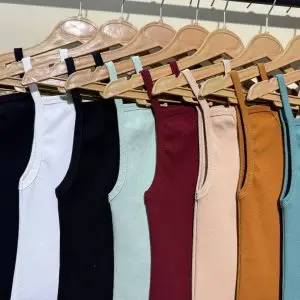 تاپ دو بندی کبریتی سوپر نخ پنبه کد 8967