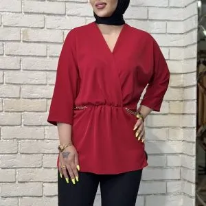 شومیز کمر کارتیه کد 8537